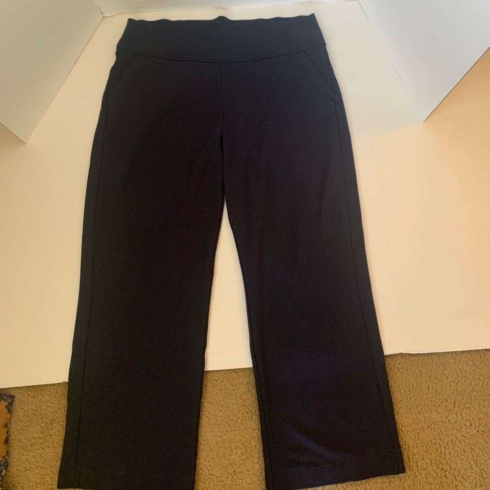 Navy Ankle-Length Women's Pants